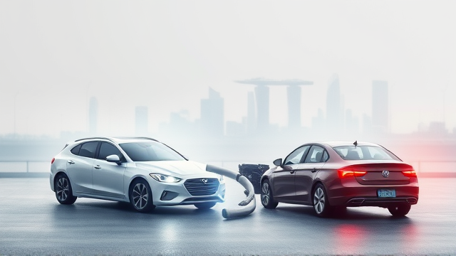 新加坡发生连环车祸，两辆汽车翻覆四轮朝天