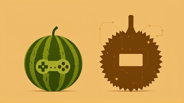 最奇葩的西瓜、榴莲游戏机！新加坡男子新发明惊艳老外