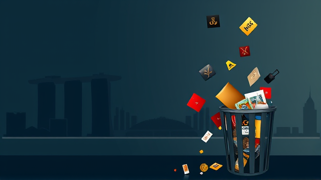 从中国购买伪名牌转卖被捕，夫指示妻将20包丢下垃圾槽，毁灭证物