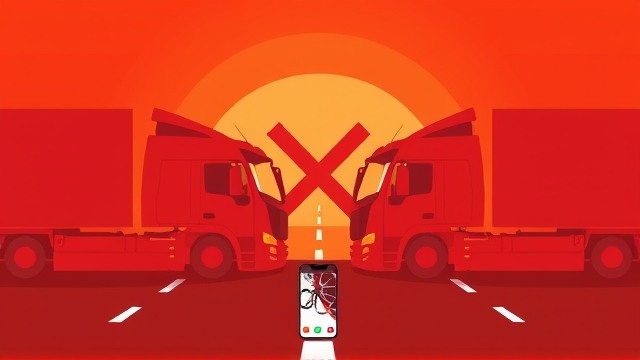 货车相撞翻了，自行车骑士看热闹，下一秒撞入车窗