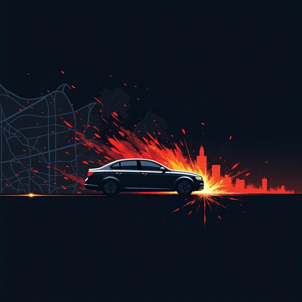 宝马车祸最后时刻视频：高速撞击起火，救人女子成火人