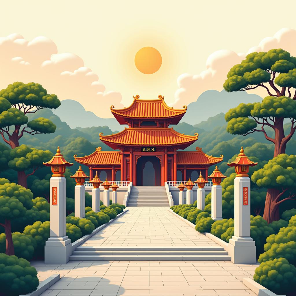 莲山双林寺 百年古刹独树一帜