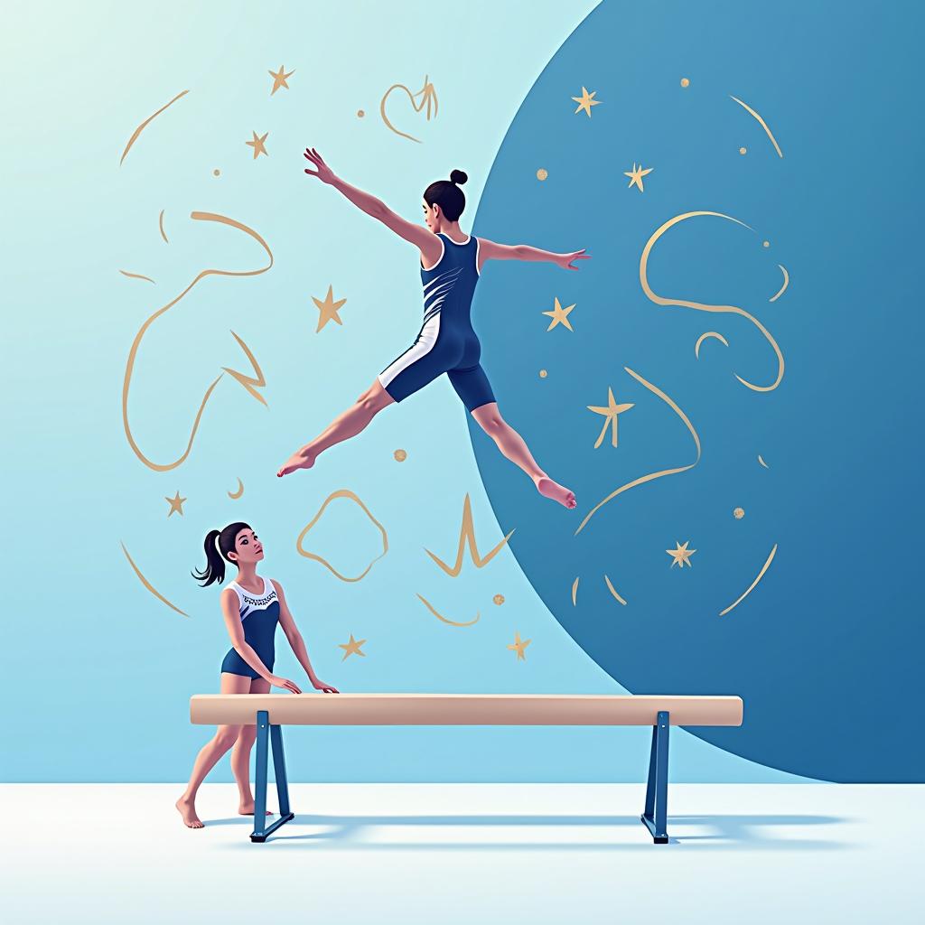 我国男女体操选手各得一铜