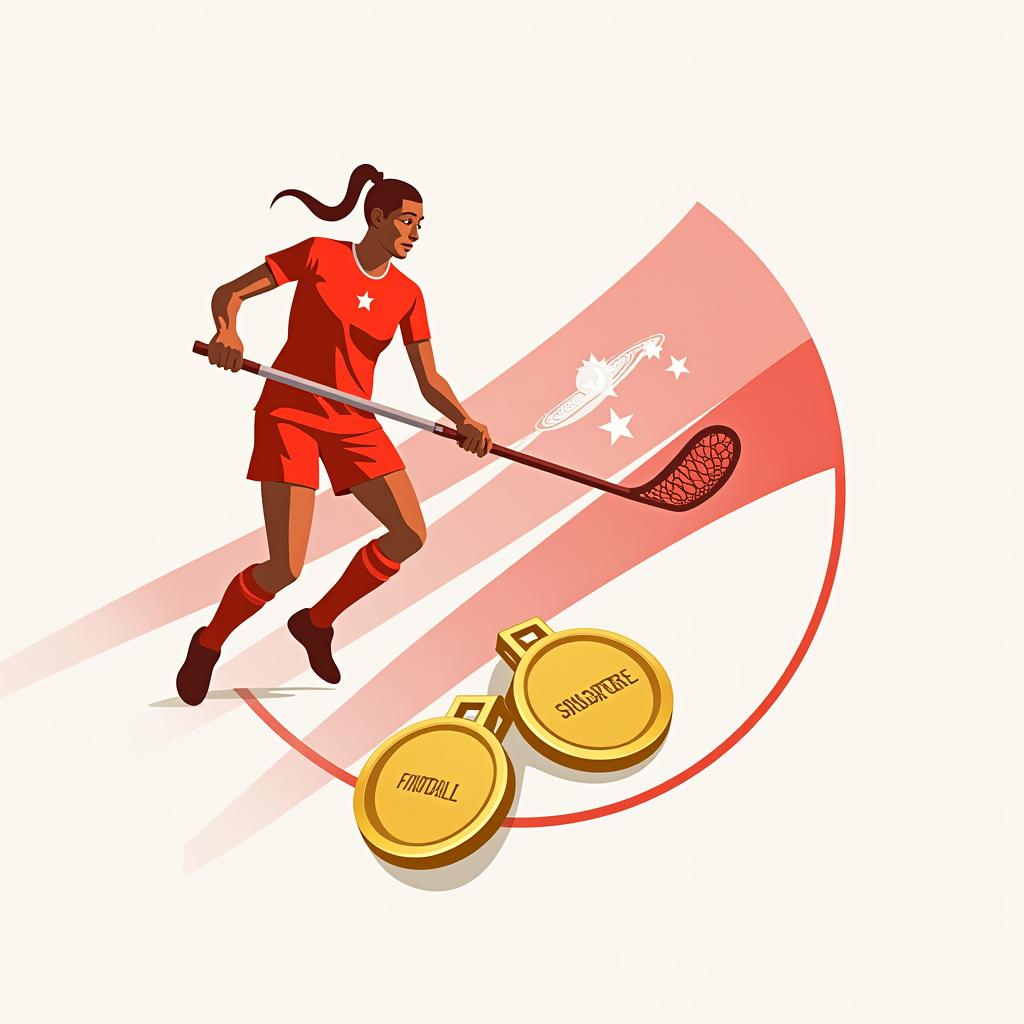 先后在决赛击败泰国 我国男女地板钩球队丰收双金