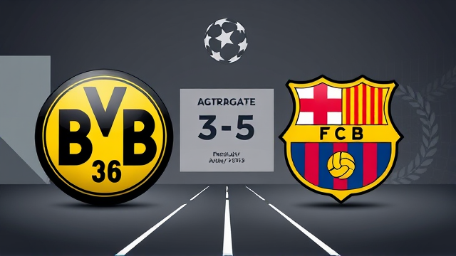 欧冠复赛：多特3比1胜巴塞仍出局的原因