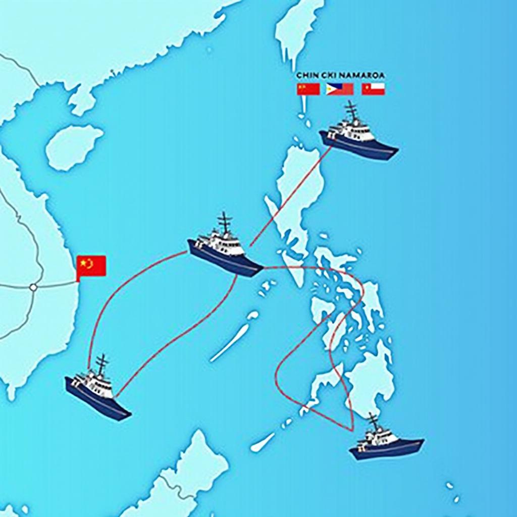 菲律宾海警船黄岩岛附近危险接近中国海警舰？