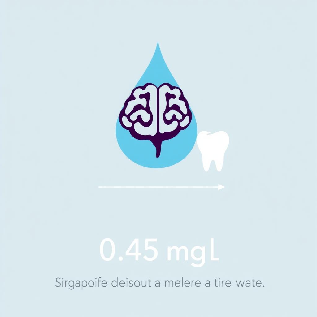 自来水氟化物与智力关系：新加坡标准远低于国际水平