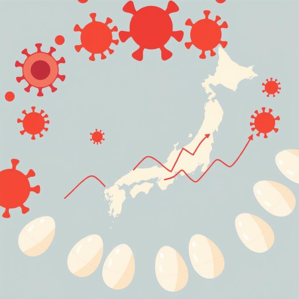 日本禽流感疫情导致鸡蛋价格飙升至历史高位
