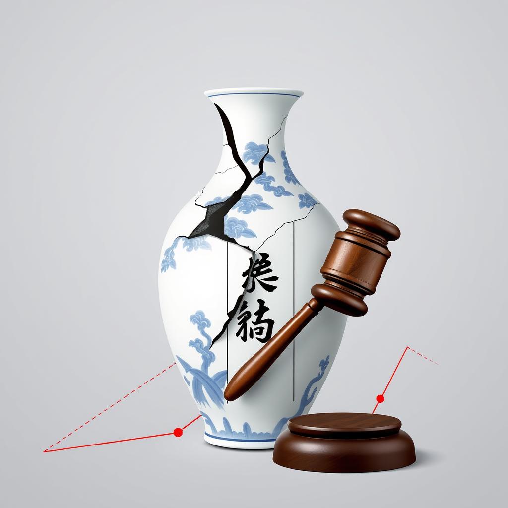 古董商因债务骗卖乾隆青花瓷价值超30万