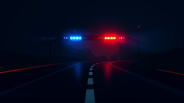 四川南江警方拦截涉诈嫌犯：冲卡逃跑终被抓获