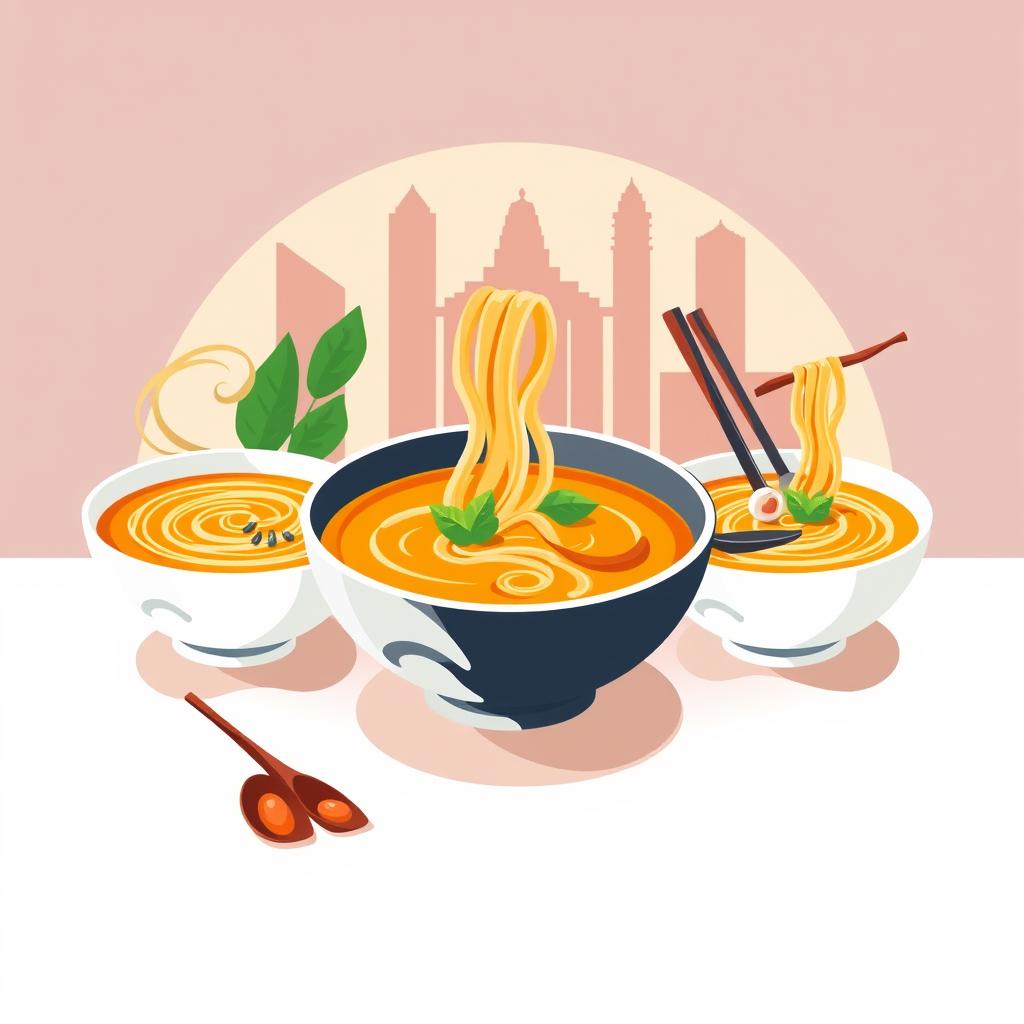 新加坡咖喱面美食推荐：有哪些特色口味？