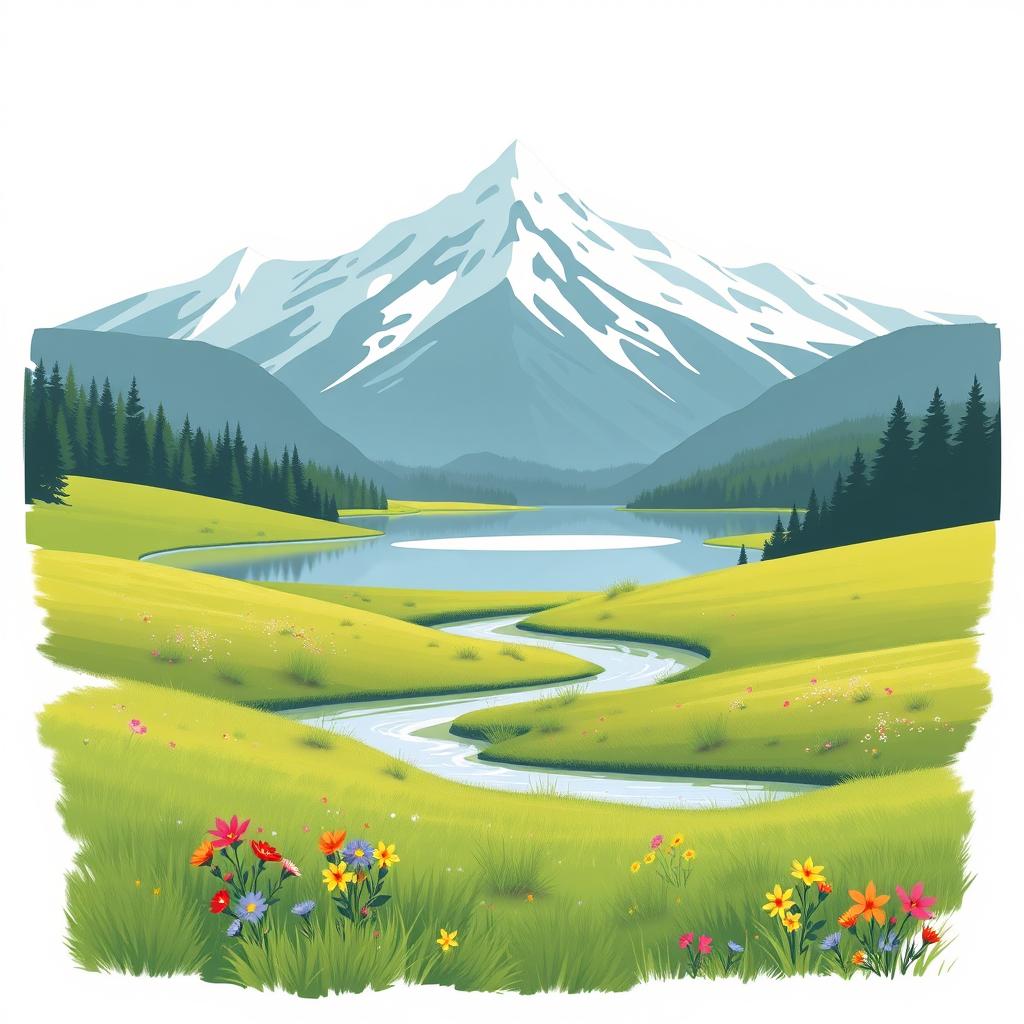 新疆伊犁初夏美景：草原湖泊与牛羊共舞