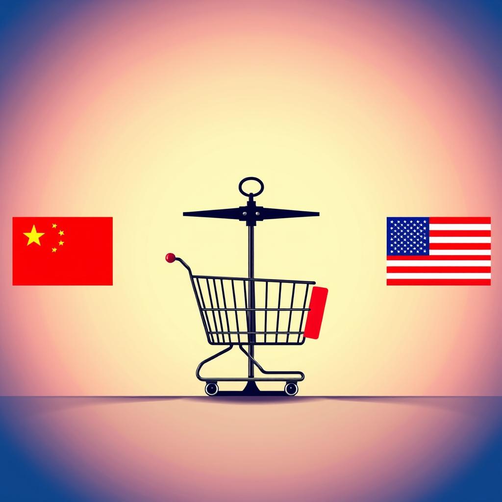 中美关税战纪念品走红电商平台原因