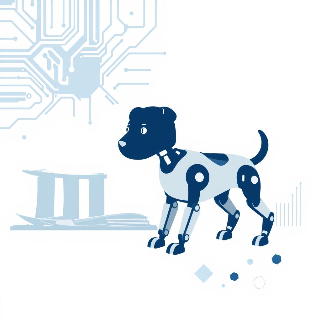 前进党候选人陈礼添用机器狗拉票有何特别？