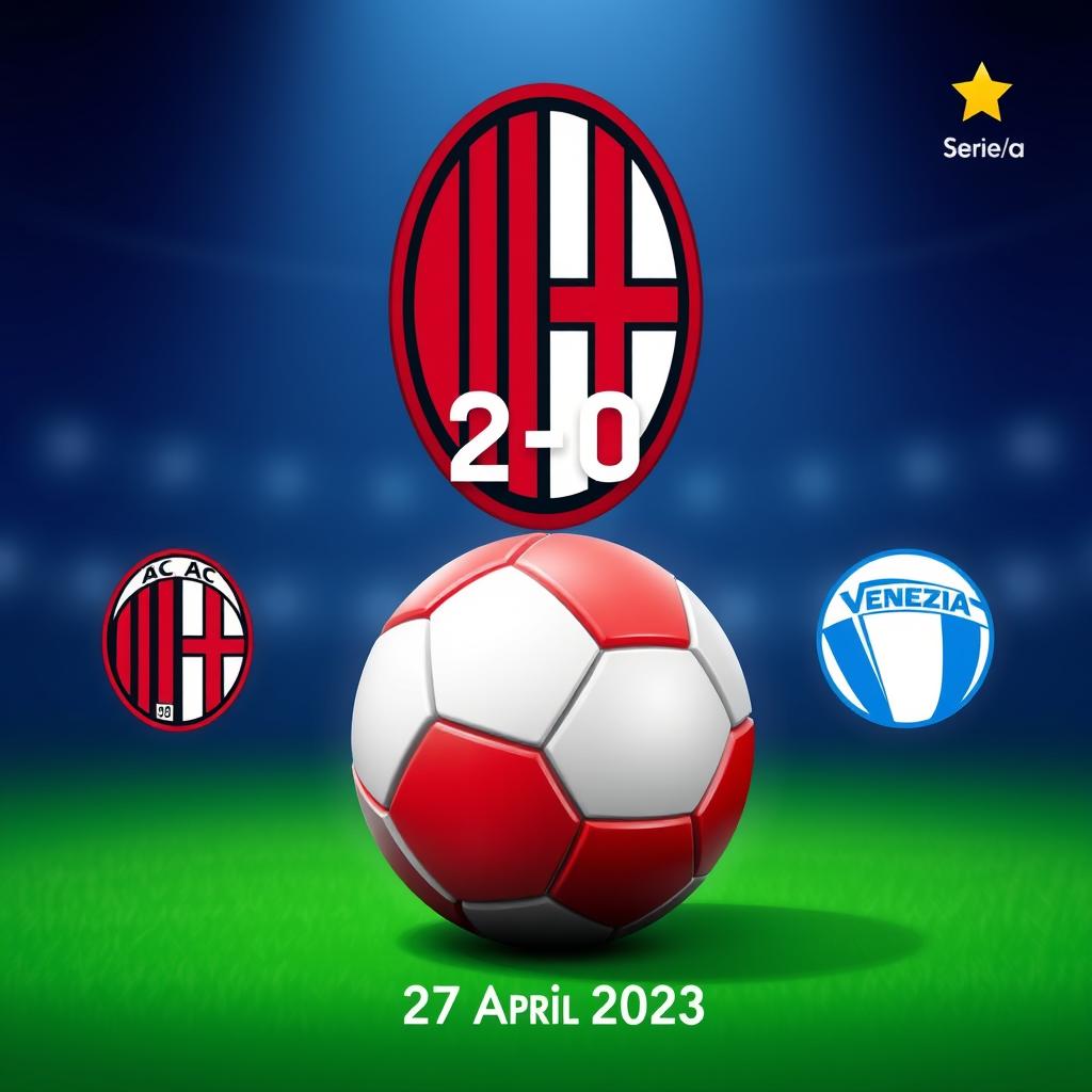 体米2比0击败威尼斯，意甲积分榜第九