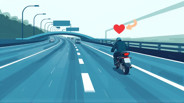 女子快速公路游荡遇险 女骑士暖心救援