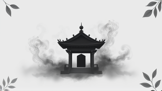 芽笼善堂烧纸烟雾大引发居民不满