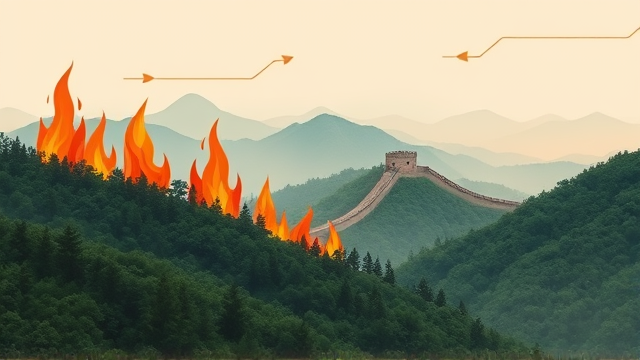 福建山西突发山火，救援难度因大风加剧