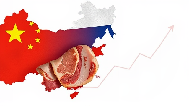 中国肉类对俄出口激增近3倍，成为第三大供应国
