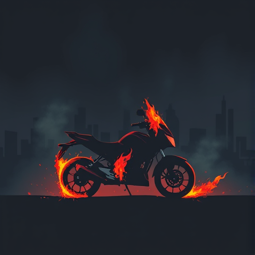 重庆五一假期男子街头纵火摩托车被制服致2伤