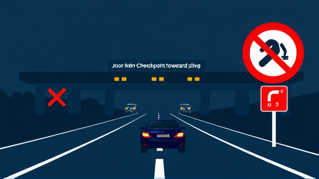 马来西亚两男子新山关卡醉驾闯错通道被捕