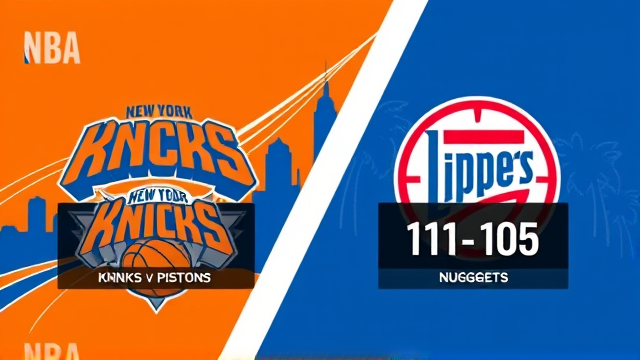 尼克斯险胜活塞晋级次轮，快艇扳平金块迎抢七