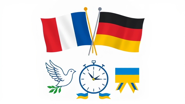 马克龙与默茨：法德联手支持乌克兰30天停火计划