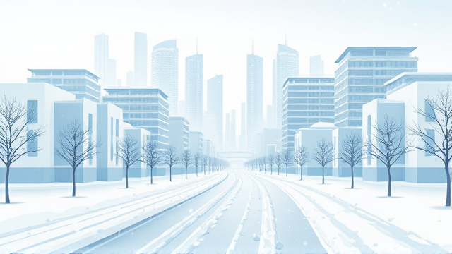 大雪覆盖城市：两天雪景带来宁静与陌生感