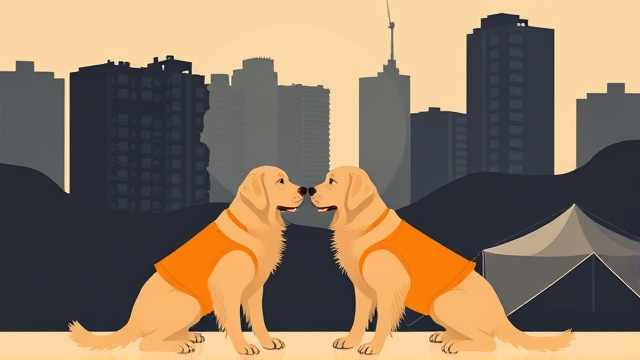 泰国救援犬如何安慰曼谷塌楼事故家属？