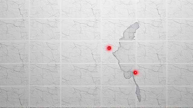 缅甸地震废墟中奇迹生还：妇女和婴儿获救