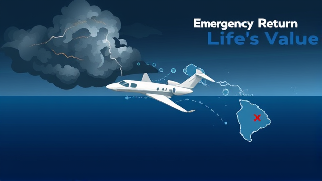 巨石强森空中遇险：飞机故障被迫返航反思人生