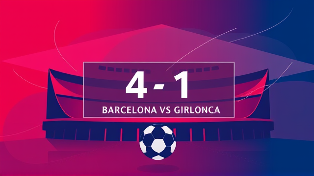 巴塞4比1大胜希罗纳 西甲九连胜领跑积分榜