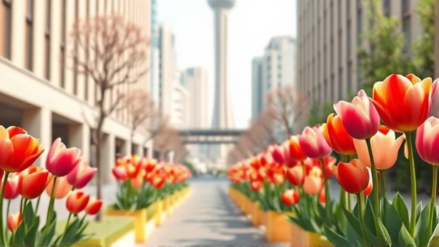 上海街头郁金香盛开，春意为何如此浓？