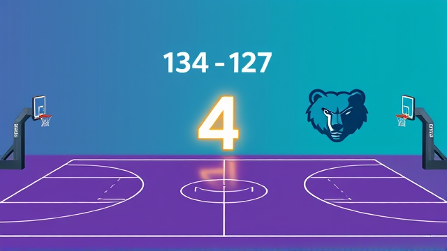 湖人134比127击败灰熊，力压西部第四