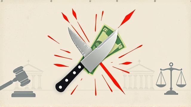 女子餐馆持刀索钱被判10个月监禁原因