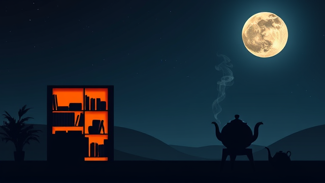 夜色书房：探秘房子主人的阅读与生活细节