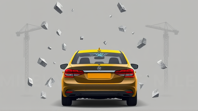 邵氏大厦附近混凝土坠落砸碎德士后窗，幸无伤亡