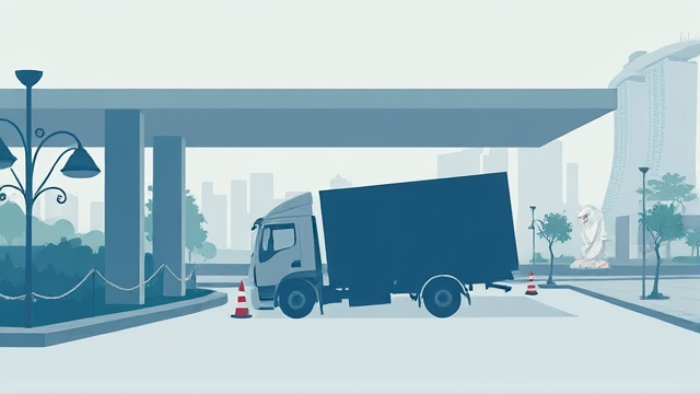 回收卡车撞走道屋顶被困4小时，司机被捕