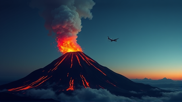 印尼勒沃托比火山喷8公里黑灰柱 巴厘岛国际航班取消