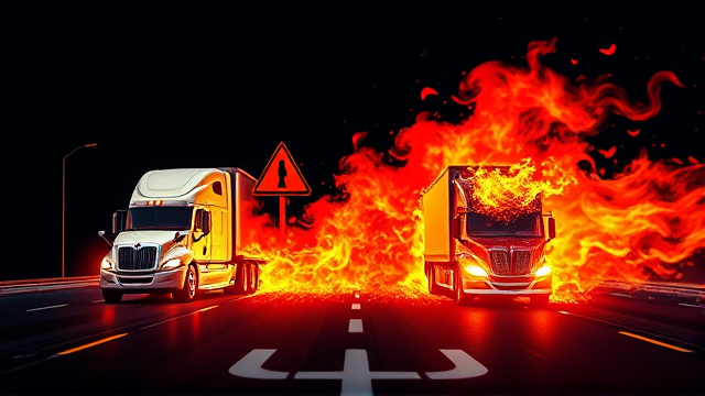 马来西亚霹雳州三车连环撞火海 伤亡未明