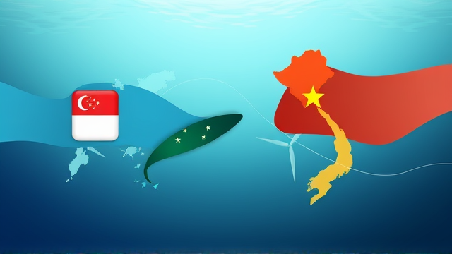 新越合作推进东盟首个岸外风能贸易项目 2045年建成海底电缆框架