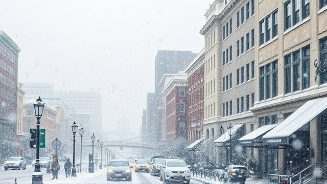 探访波士顿暴雪后的贝聿铭式建筑景观