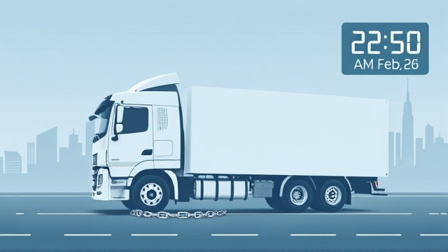 货车被锁兀兰停车场因积欠3155元罚单 公司称前司机违规导致