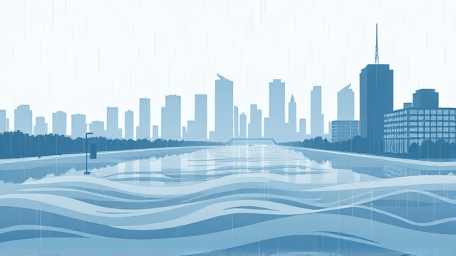 马来西亚八打灵再也突发暴雨致停车场淹水 多车受损