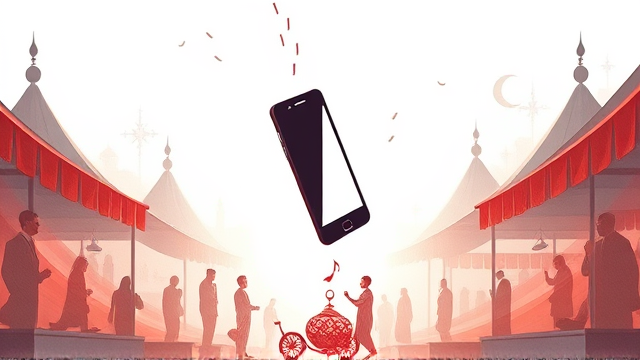 芽笼士乃斋戒月市集摊主摔手机视频引争议 网揭系营销手法