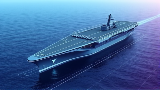 中国即将建造媲美福特号核航母 美卫星图像揭示大连造船厂布局