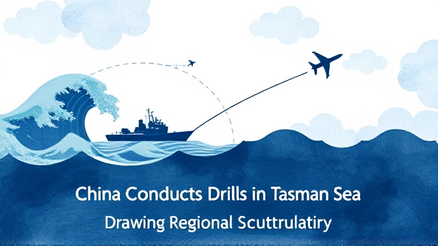 中国海军塔斯曼海演习引49航班改道 澳新称未充分通报