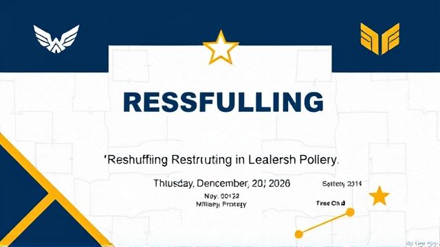 特朗普解雇参谋长联席会议主席及五高官，美军领导层大震动